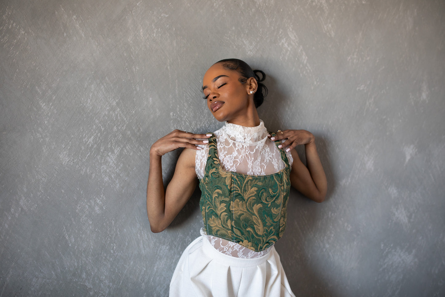 Sleeveless Lace Top