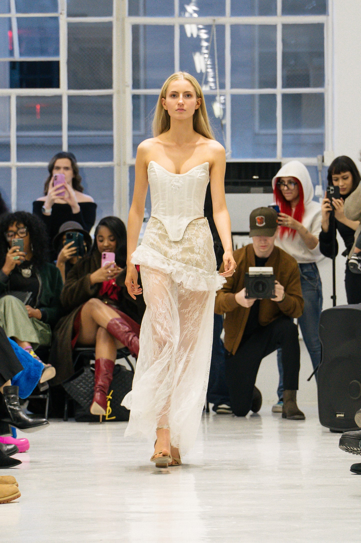Sheer Lace Skirt