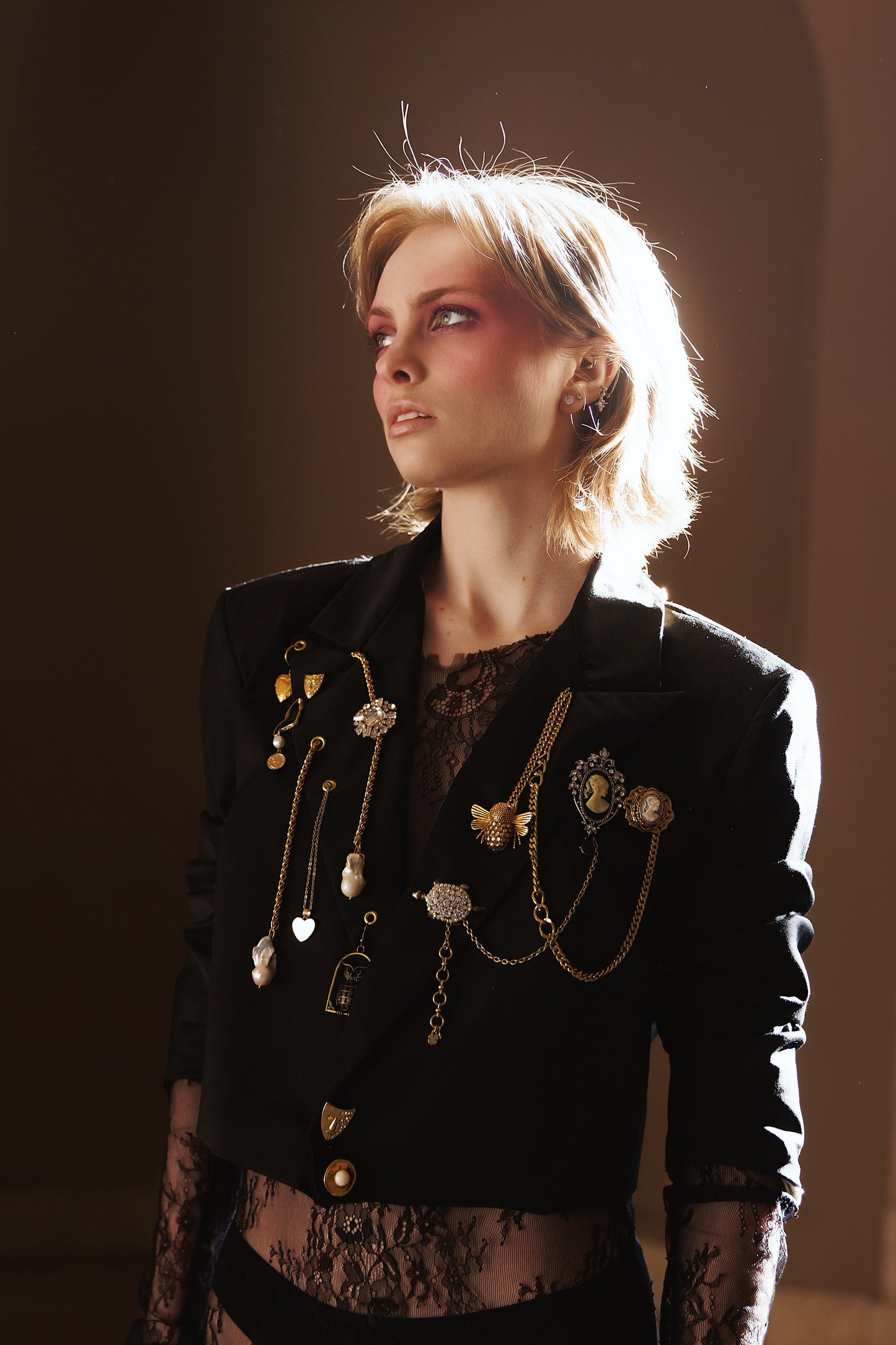 Antique Jewelry Blazer