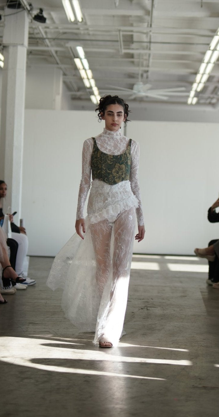 Sheer Lace Skirt