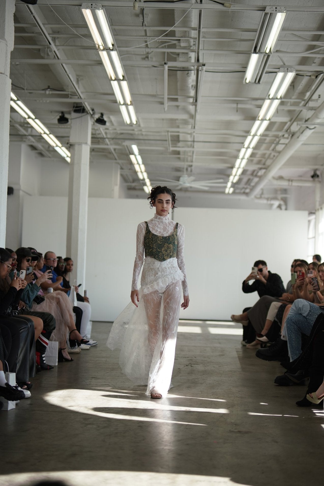 Emerald Jacquard Corset