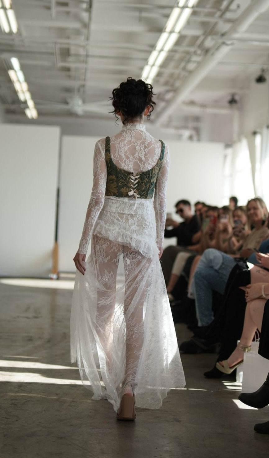 Sheer Lace Skirt