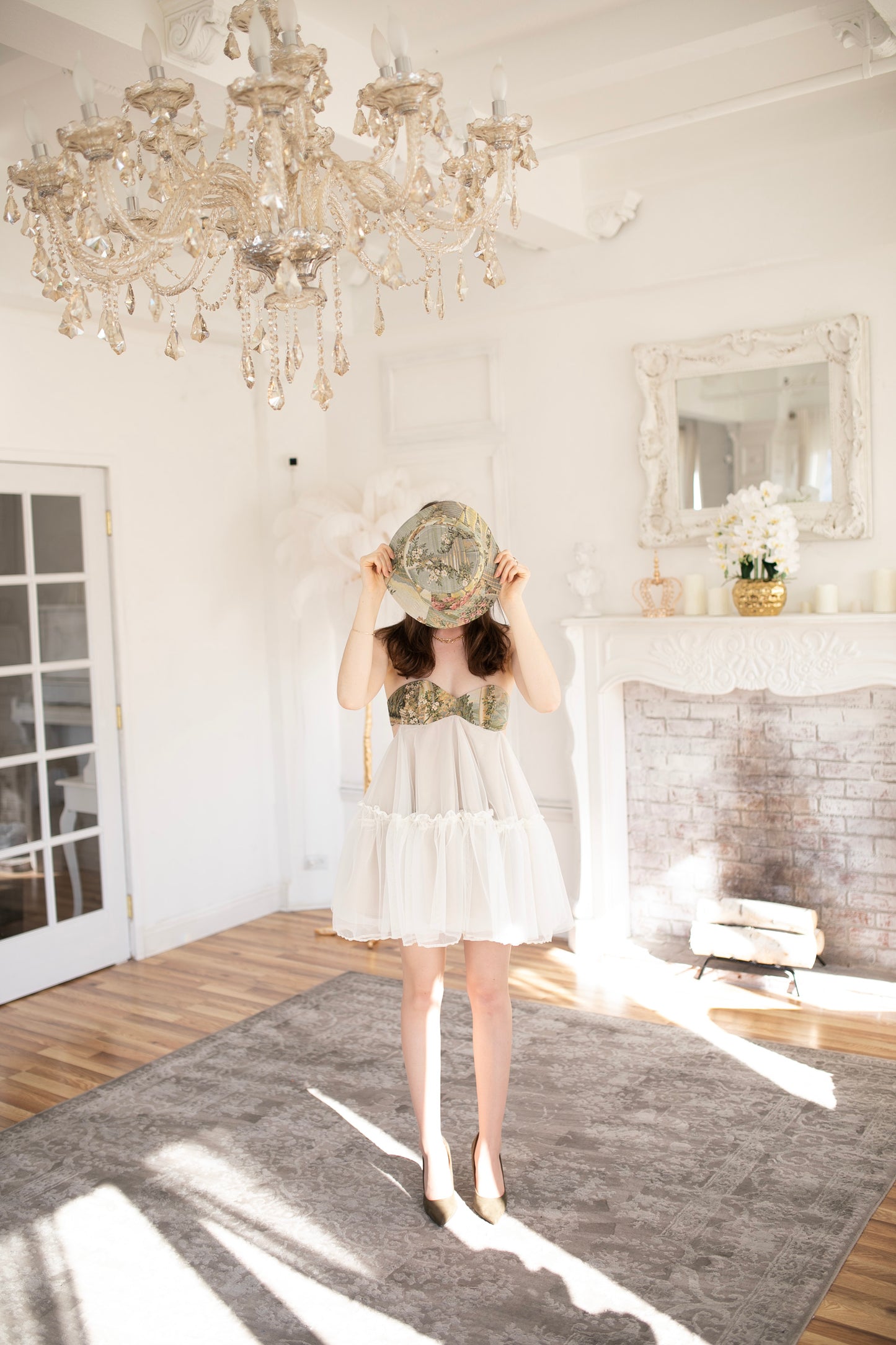 "Stone and Scenery" Baby Doll Dress
