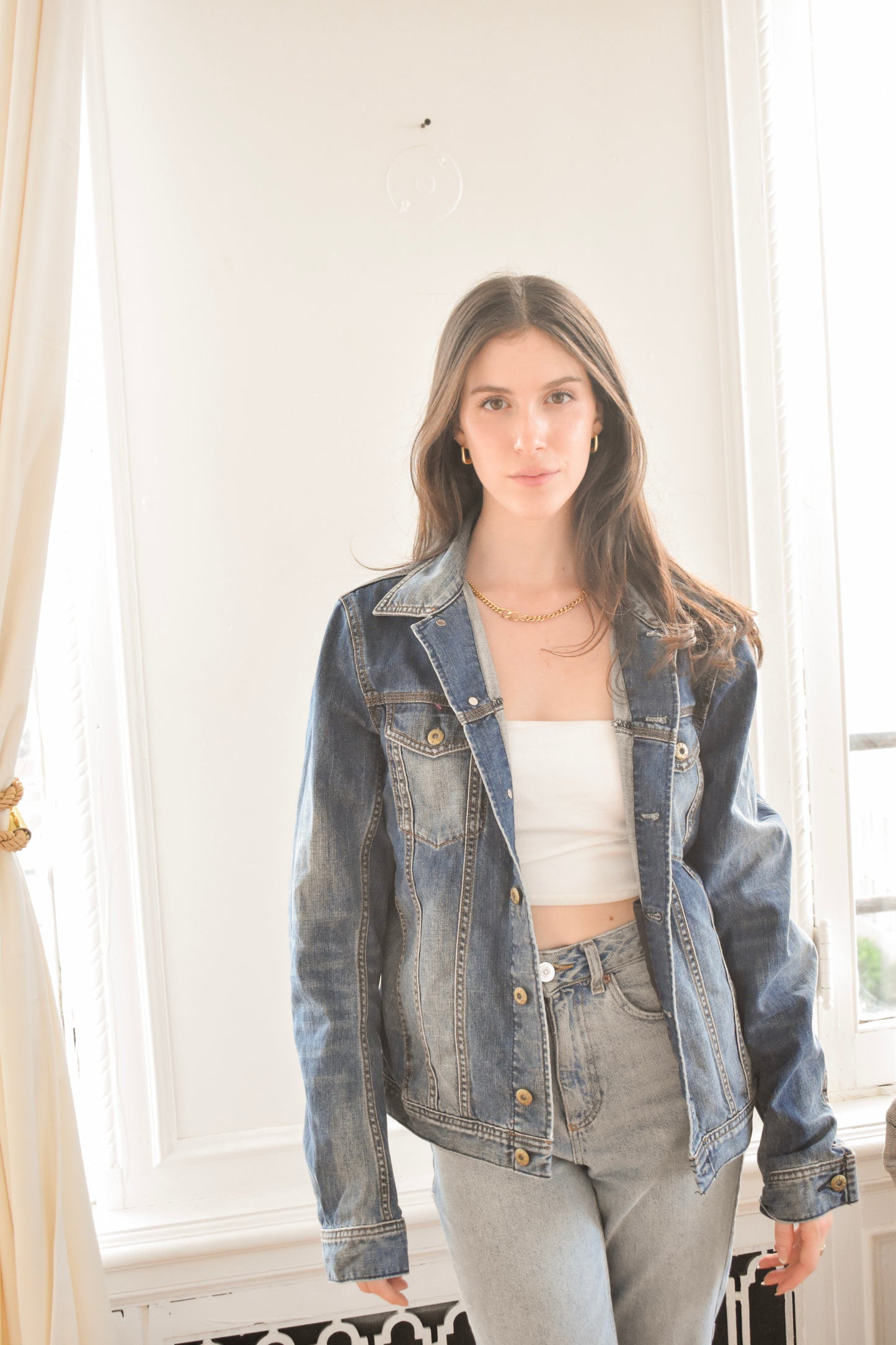 "Garden Castle" Denim Jacket