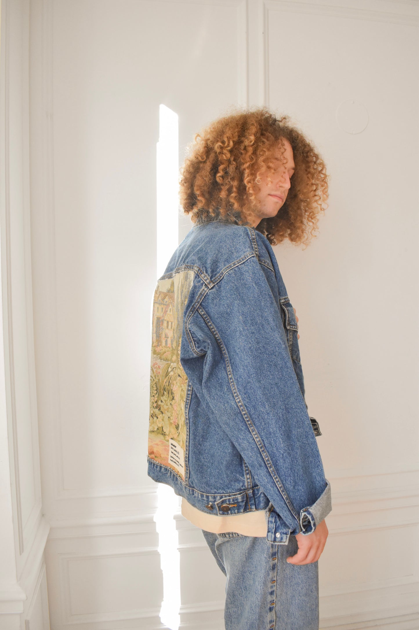 "Storybook Cottage" Denim Jacket