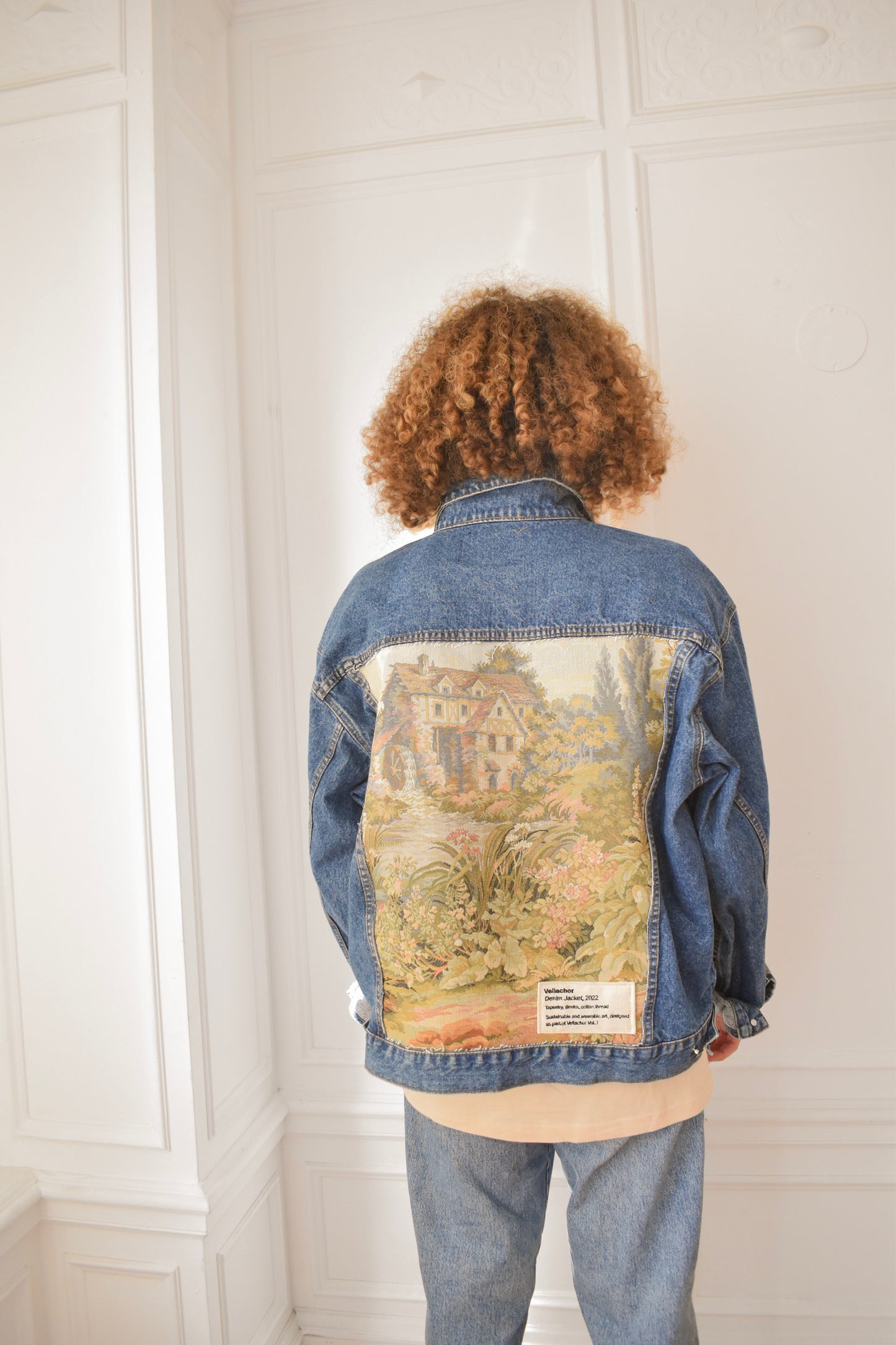"Storybook Cottage" Denim Jacket