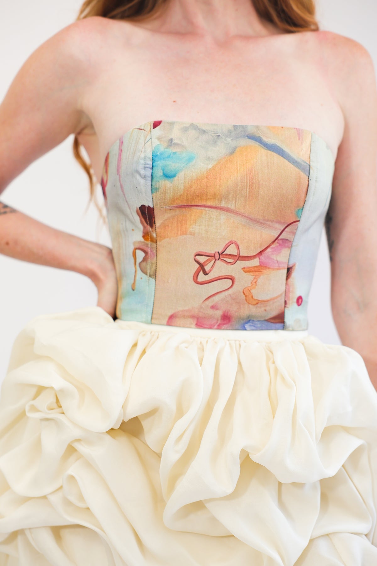 "Save the Date" Strapless Corset