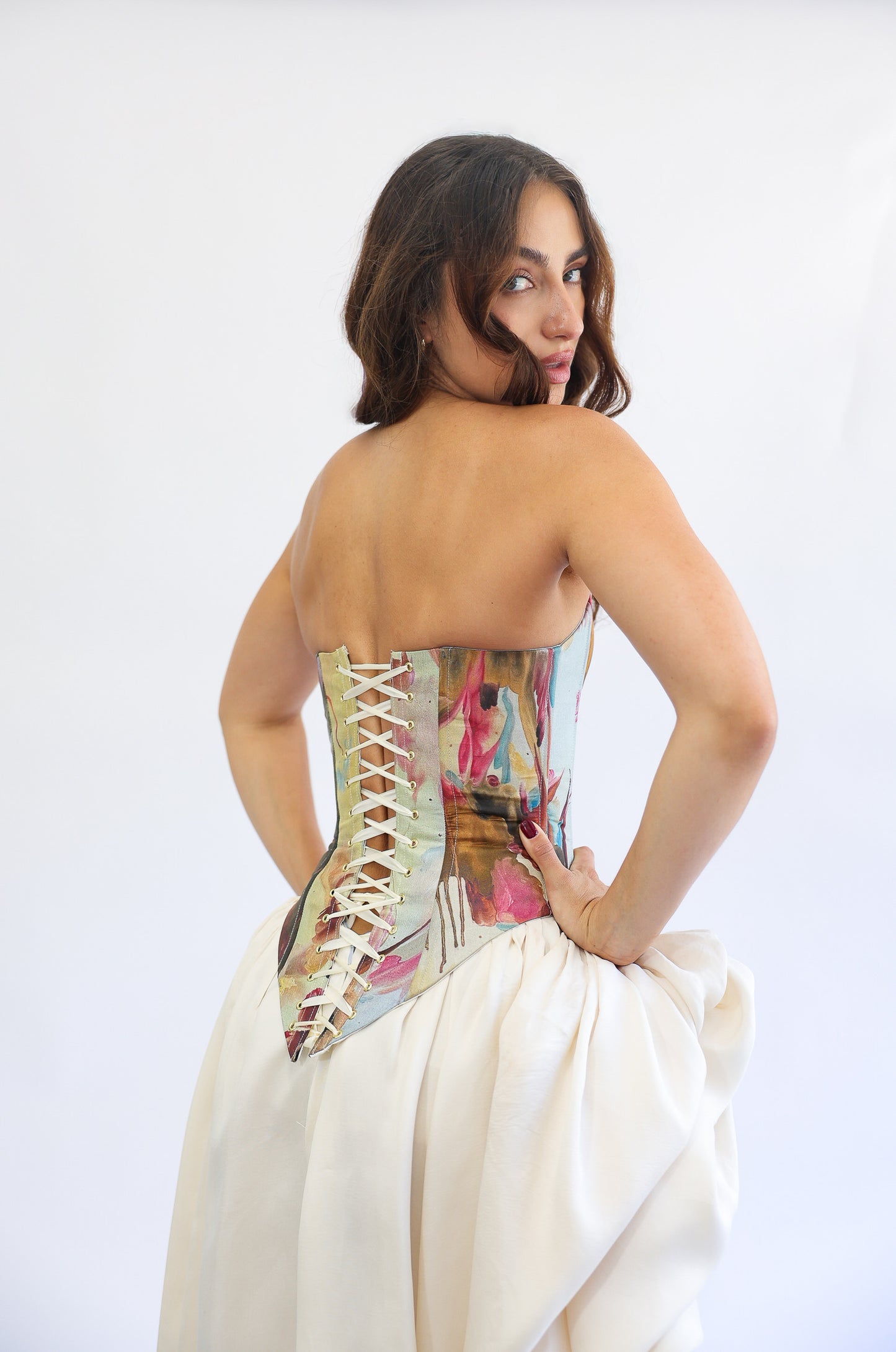 "Save The Date" Basque Waist Corset