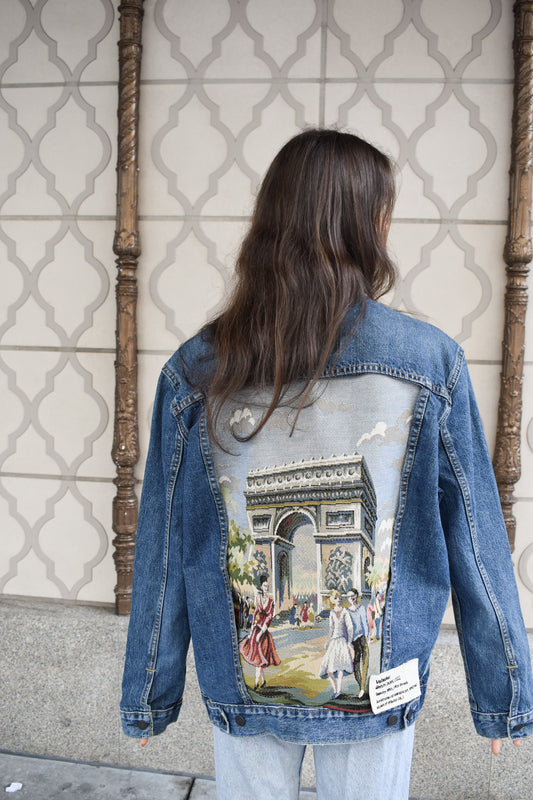 "Arc De Triomphe" Denim Jacket