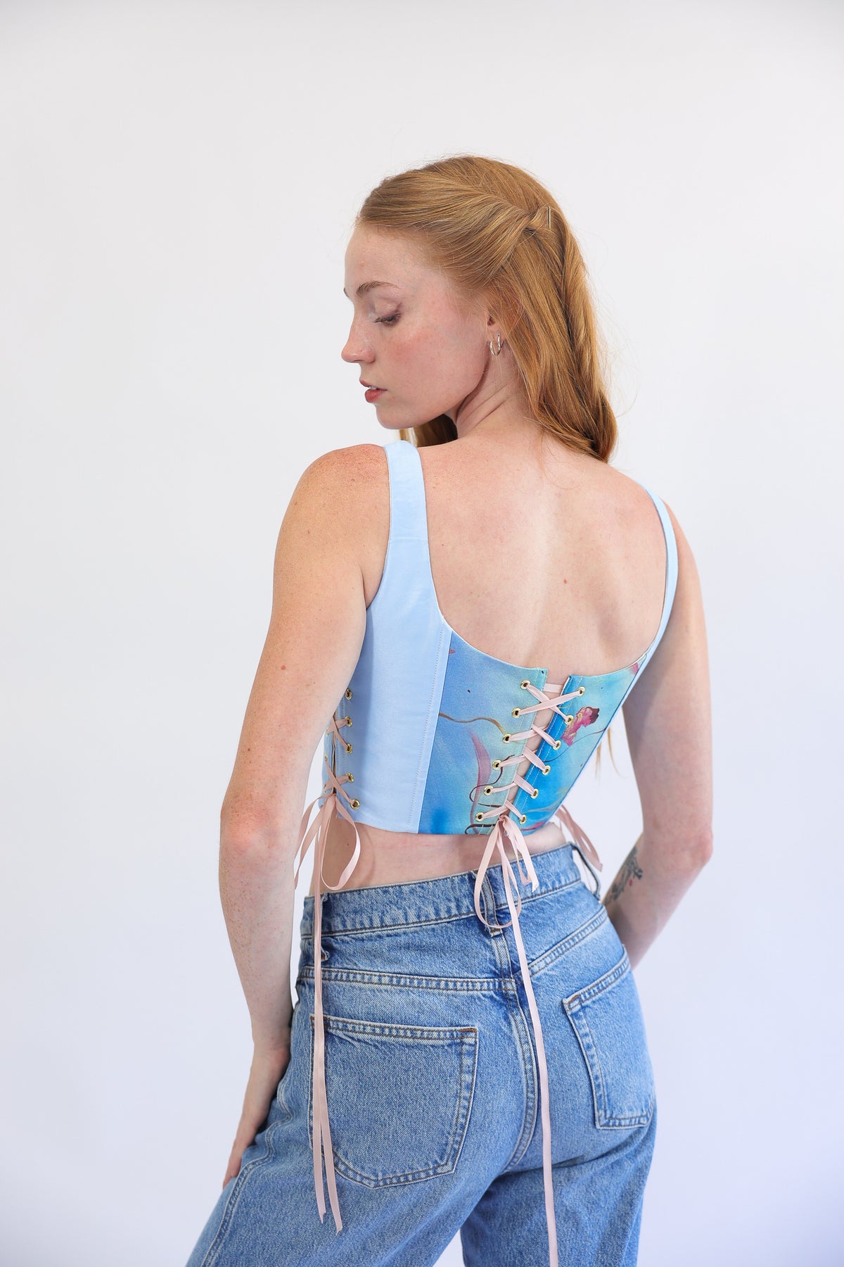 "Save the Date" Side Lace Up Corset