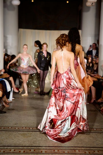 The Soiree Painted Gown