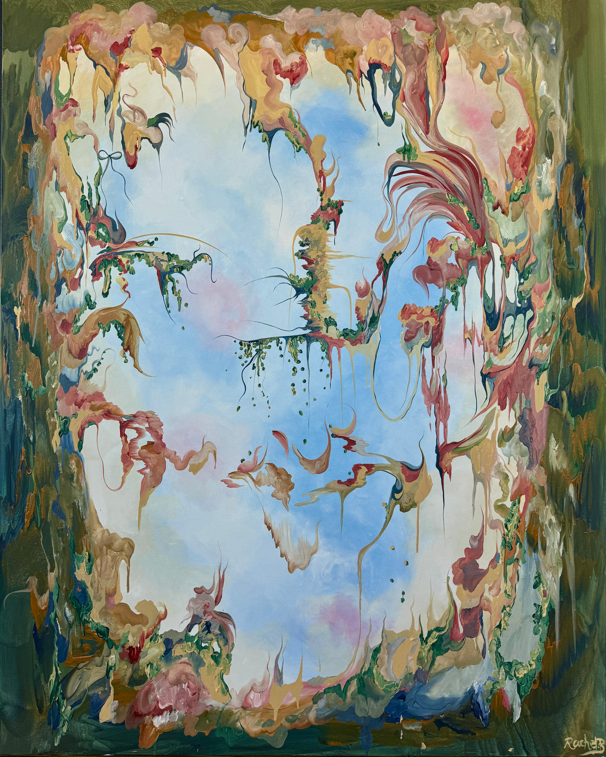 The Painted Katherine Gown
