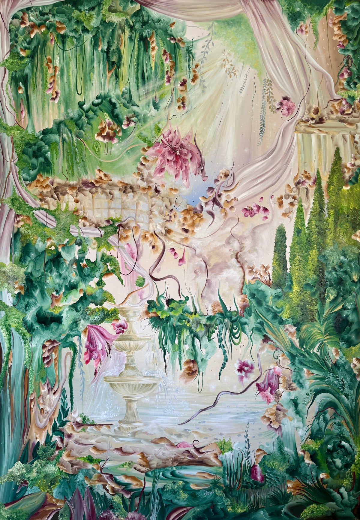 The Rachel Painted Gown