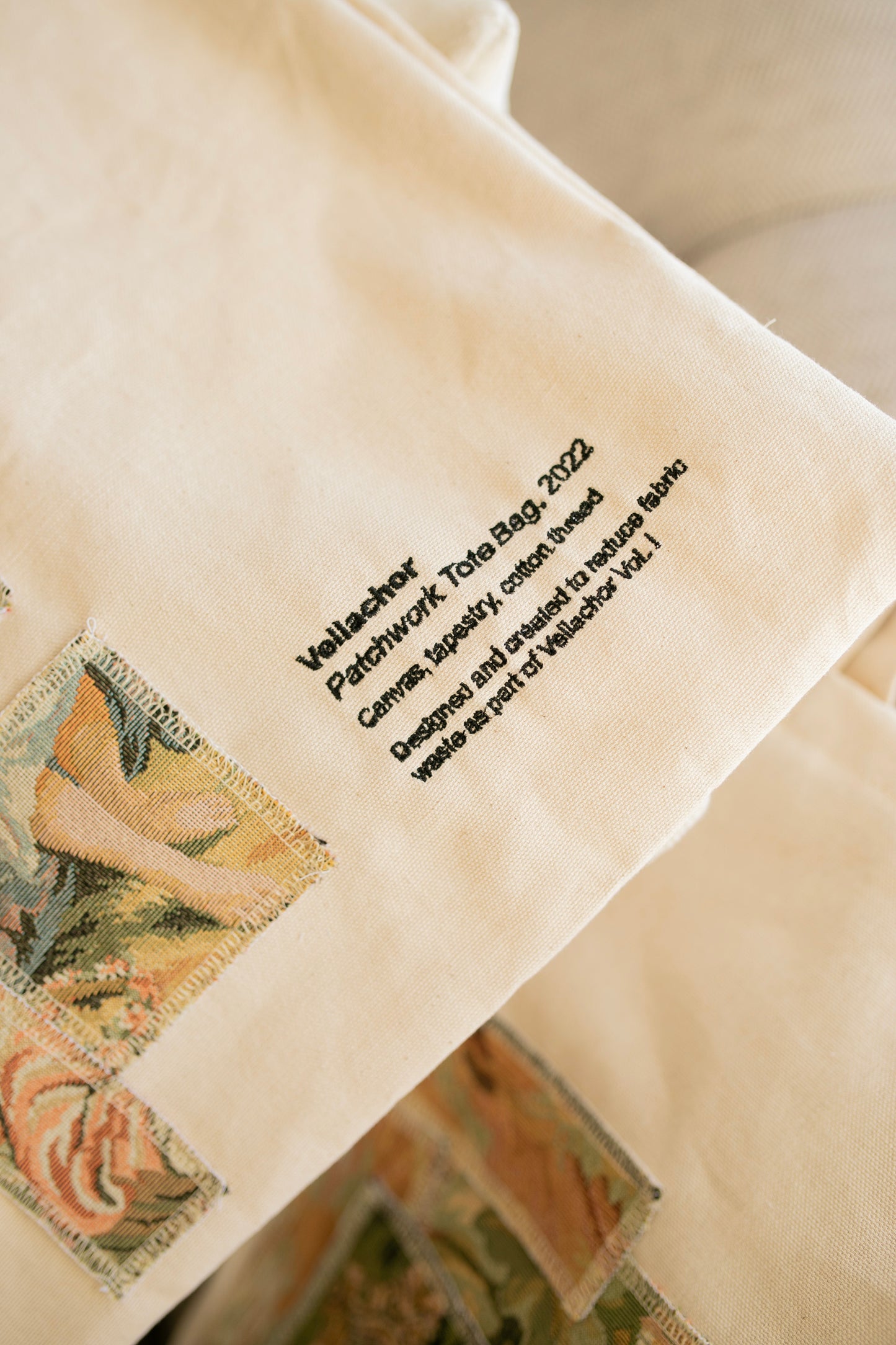"Fabric and Foliage" Tote Bag