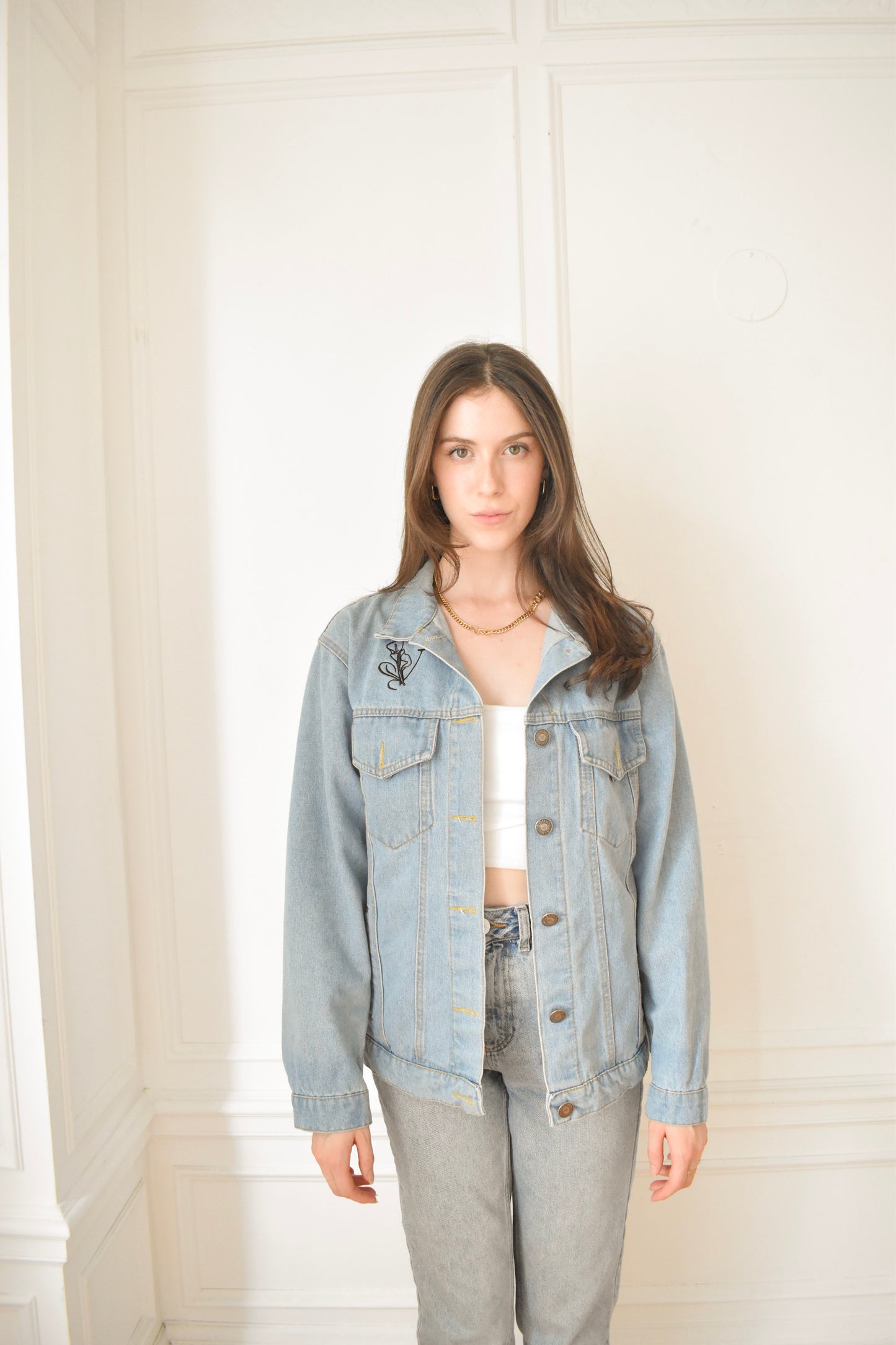 "Ladies in Waiting" Denim Jacket