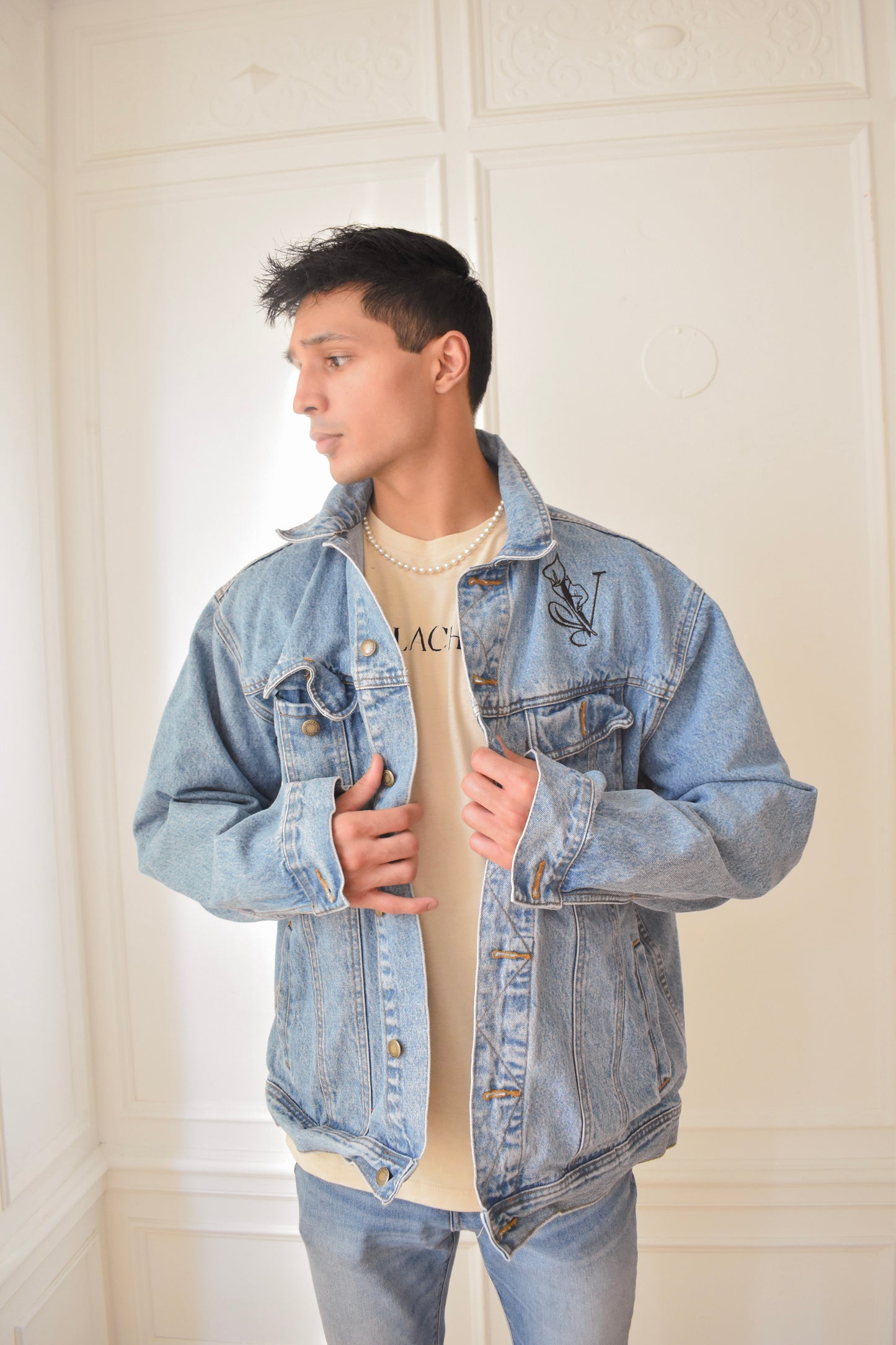 "Stone Path" Denim Jacket