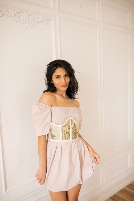 "Garden Castle" Underbust Corset
