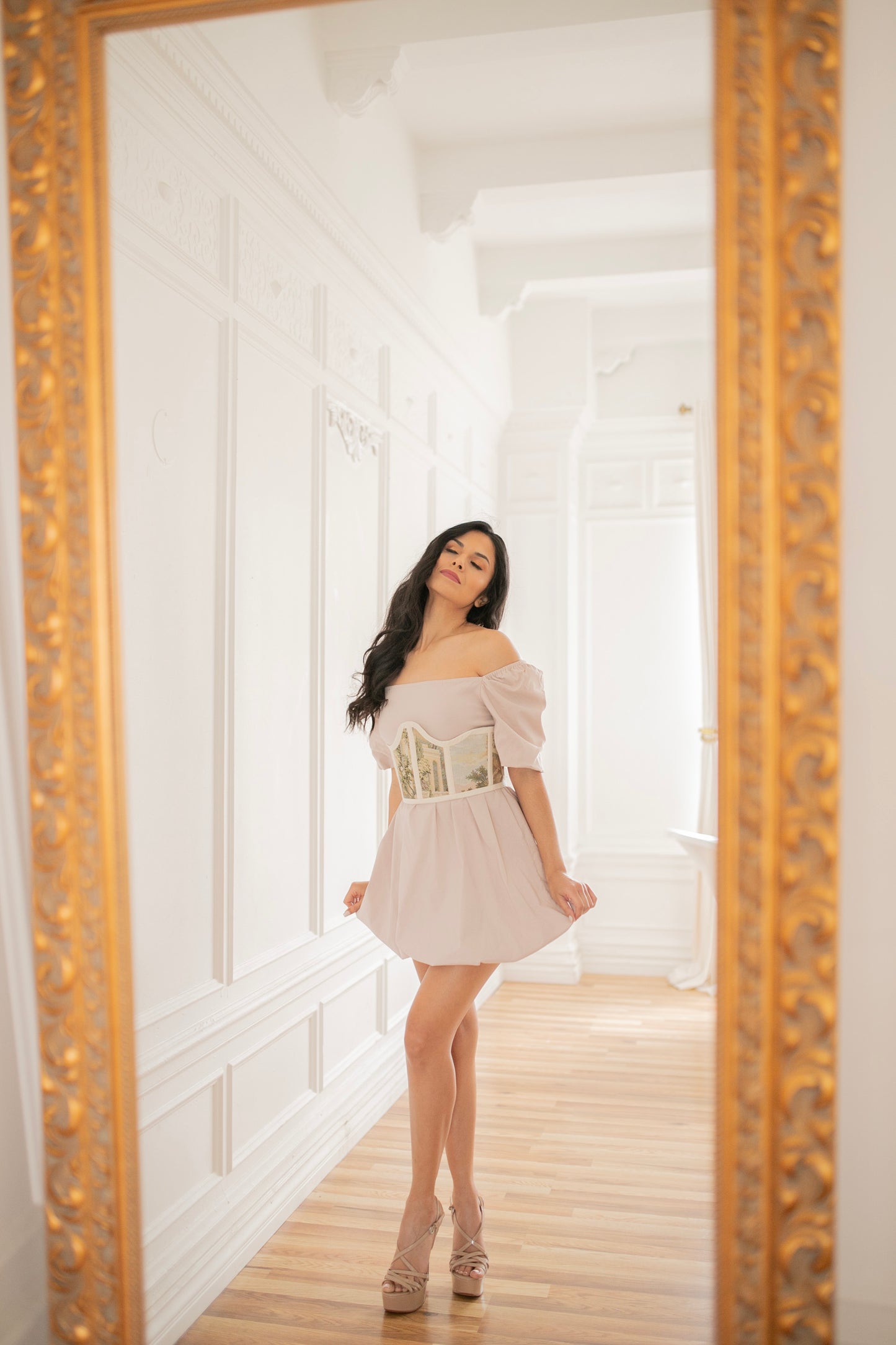 "Garden Castle" Underbust Corset